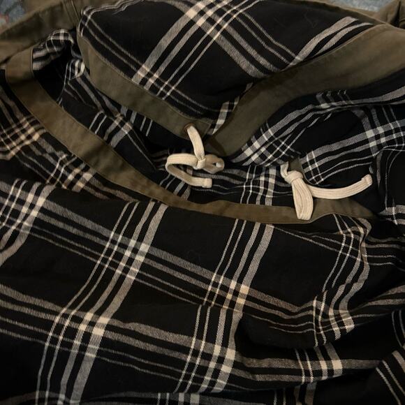 Duluth Trading Co Can-Do Canvas Coat Size 4X Full Zip Flannel Lined Hooded Chore - Picture 9 of 9